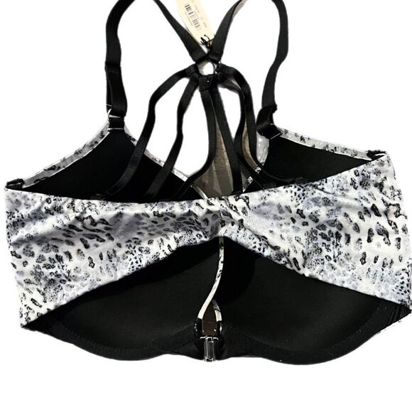 Victorias Secret Very Sexy Push Up Strappy Padded front close bra animal print - Picture 4 of 4